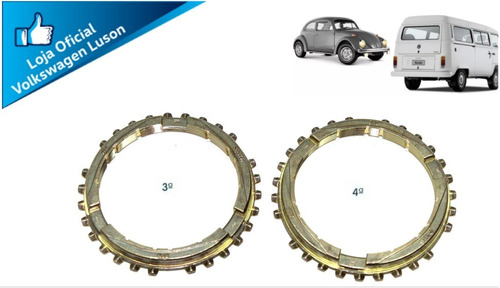 Anel Sincronizador 3° 4° Marcha Kombi Fusca 1133112951