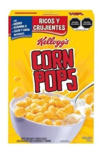 Cereal Corn Pops De Kellogs 940g De Maiz Inflado Y Endulzado
