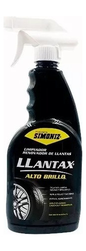Renovador De Llantas Simoniz Llantax Brillo Limpiador 500ml