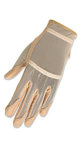 Hj Guante De Mujeres Longitud Beige Solaire Completa Guante 