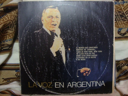 Vinilo Frank Sinatra La Voz En Argentina Si1