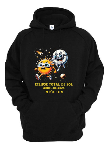 Sudadera Hoodie Eclipse Total Sol Mexico Solar Abril 2024