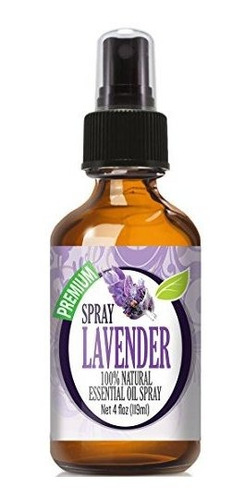 Aromaterapia Aceites - Spray De Lavanda 4 Oz De Agua En Aero