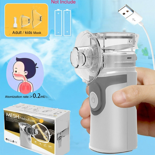 Nebulizador Y Atomizador Portatil Ultrasonico Niño Y Adulto