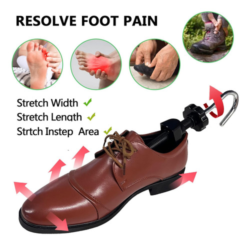 Estirador De Zapatos, Longitud Y Ancho Ajustables Hombr...