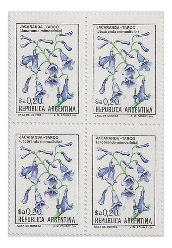 Argentina - Cuadrito Flores - Pesos Argentinos - Gj 2101 A) 