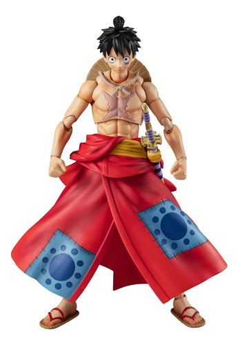 Boneco de ação Megahouse de PVC Luffy Taro One Piece