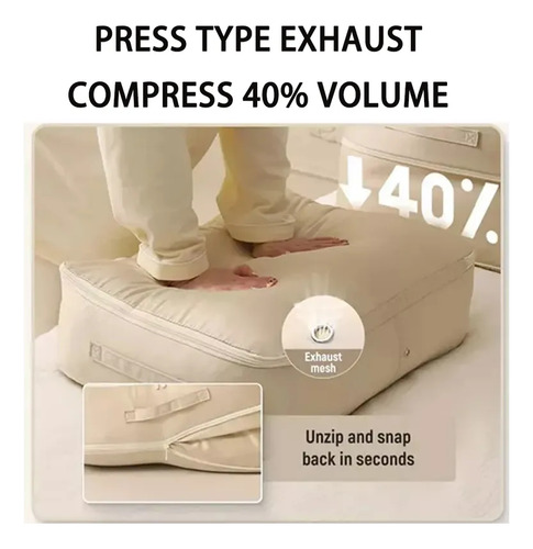 Bolsa De Almacenamiento Para Ropa Y Colchas A Prueba De Hume