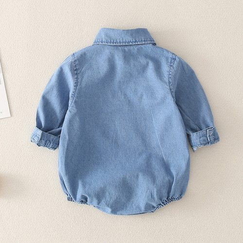 De Mono Para Bebé, Camisa Vaquera, Ropa De Abrigo