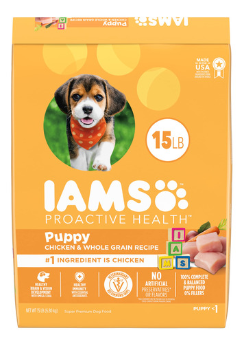 Iams Proactive Health Alimento Seco Para Cachorros, Raza Med