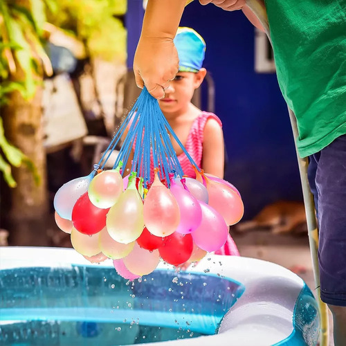 . Fiesta En La Piscina Con Globos De Agua De 777 Colores