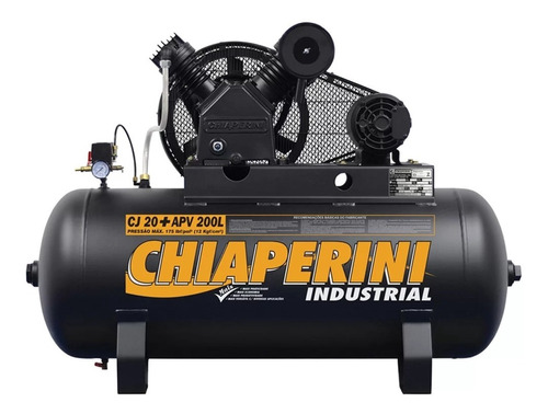 Compressor De Ar Chiaperini Industrial Cj 20+apv 200l Tri