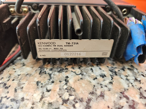 Base Vhf Uhf Kenwood Tm731a Radioaficionado (Usado)