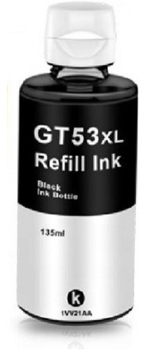 Tinta Negra  Gt53 Xl Alto Rendimiento 135ml Genérica 