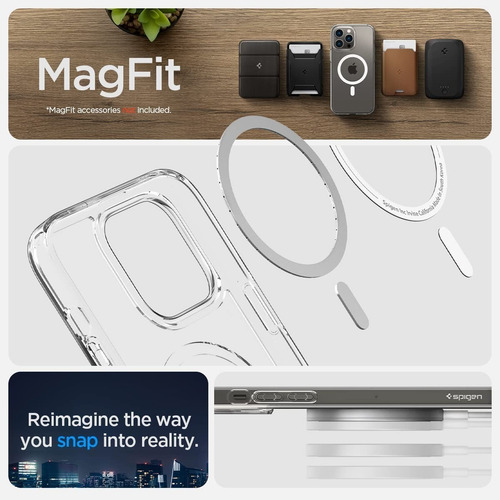 Imagen 8 de 9 de Forro iPhone 14 Pro Max 6.7´´ Magsafe Spigen Original 100%