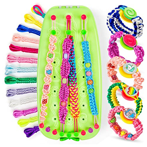 Kit De Fabricación De Hilo De Pulsera De Amistad Niña...