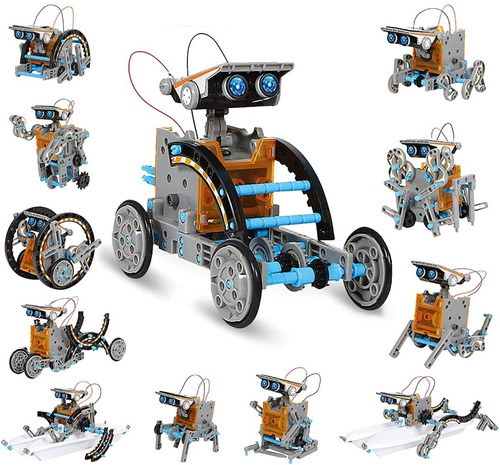 Robot Solar Discovery Kit 12x1 Construcción Steam Ciencia 8+