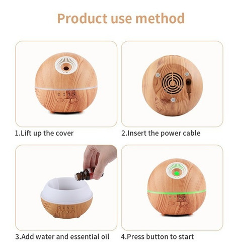 Imagen 6 de 9 de Humidificador Aromatizador Globo Calado Apto Aceites 120 Ml