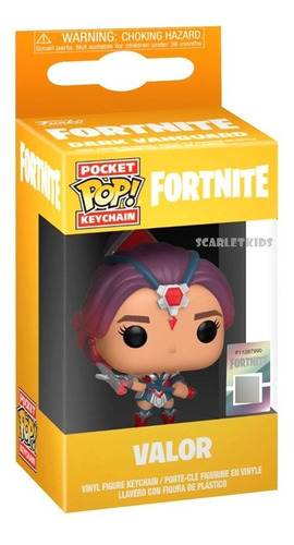 Llavero Funko Fortnite Valor Funko Pocket Pop Scarlet Kids