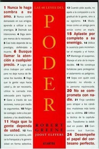 Las 48 Leyes Del Poder + El Negociador, De Robert Greene. Editorial Atlántida, Tapa Blanda En Español, 2005