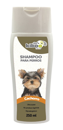 Imagen 1 de 1 de Shampoo Para Perros Cachorros 250 Ml Kiboo