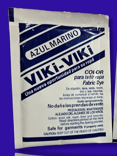 Imagen 2 de 3 de Viki Viki Original Color Negro Teñir Ropa Nueva Wiki Wiki