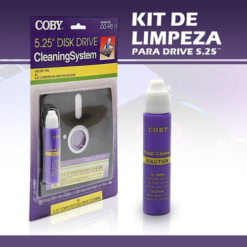 Limpador Para Driver De Computador 5,25 Coby