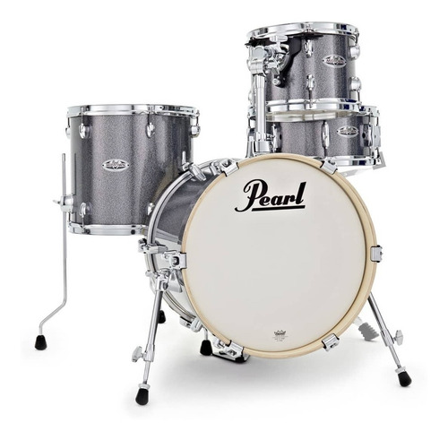 Bateria Pearl Midtown 4 Cuerpos Bombo 16 Viaje Mdt764p/c 704 Color Grindstone Sparkle