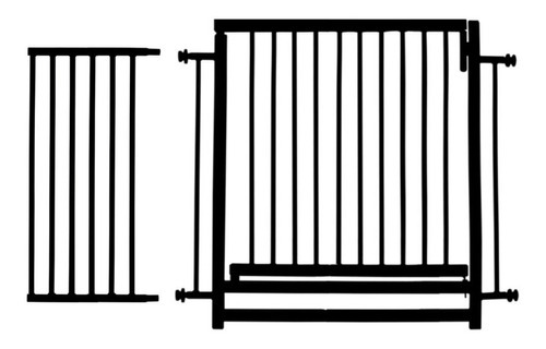 Grade Proteção Premium 100cm + Extensor 30cm = 130cm Csk Cor Preto