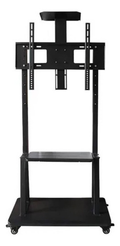 Imagen 5 de 10 de Soporte Tv Movil Pie Ruedas De 32 A 70 C/ Mesa Apoyo Backup