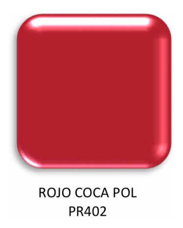 Electrostática En Polvo Rojo Coca Pr 402 Poliéster  Ppg 4kg