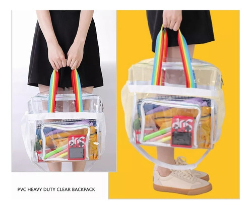 Bolsa De Pvc Transparente De Gran Capacidad Impermeable K2