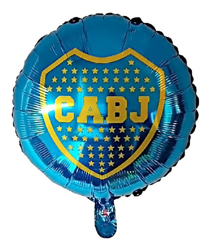 Globo Escudo Boca Juniors Inflado Con Helio 18'' - Caballito