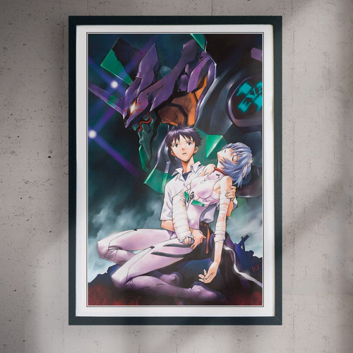 Cuadro 60x40 Anime - Evangelion - Poster Shinji Rei