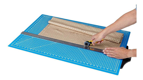 Tapete Autorreparable Para Cortes - 91x61 Cm, Azul - Uline