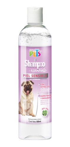 Shampoo Essentials Aloe Piel Sensible 500ml Perro Fancy Pets