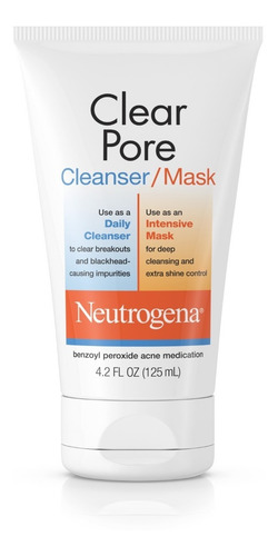 Neutrogena Clearpore 2 En 1 Limpiador Y Mascarilla Arcilla