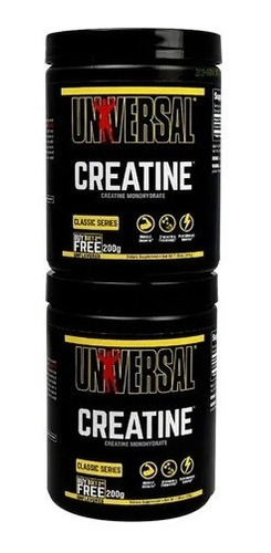 2x1 Creatina Universal Nutrition 200 Grs + 200 Grs