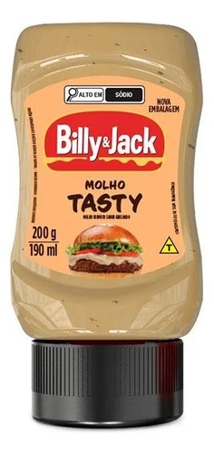 Molho Billy & Jack 200g - Kit C/ 2 Unds (tasty E Jalapeño)