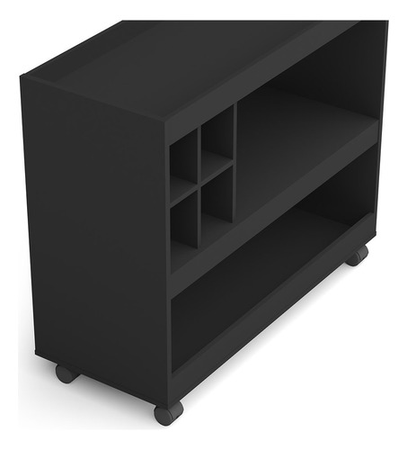 Bar Cava Botellero Carrito Minibar Cantina 120x90x30cm