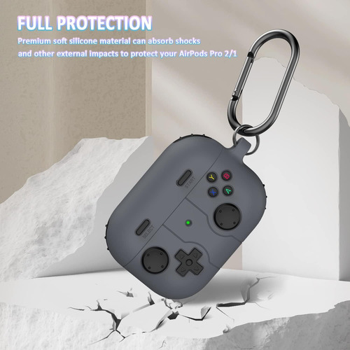 Para AirPods Pro / Pro 2 Funda Protectora De Silicona Suave