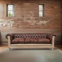 Comprar Sillon Chester Restoration Sofa Chesterfield Cuero Vacuno