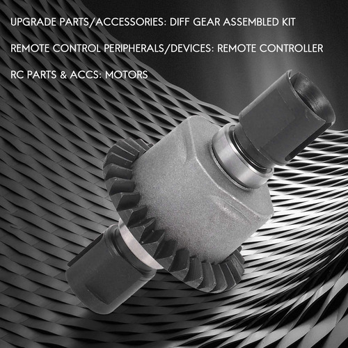 Kit Ensamblado Crystally-diff Gear Para Racing Savage De 1/8