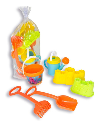 Set Juego Playa Regadera Castillo Balde Pala Niños Duravit C