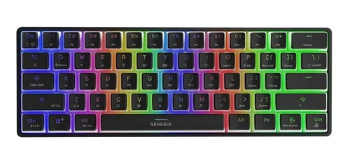 Teclado Inalambrico Genesis Thor 660 60% Rgb Switch Red Vnx