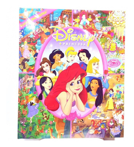 Libro Busca Y Encuentra Disney Princesas La Sirenita Y Más