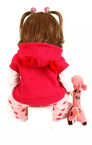 Boneca Bebe Reborn Silicone Girafinha Girafa Original Menina