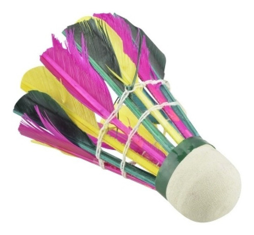 Gallito Badminton 4 Piezas Nucleo Esponja Y Plumas Gallitos