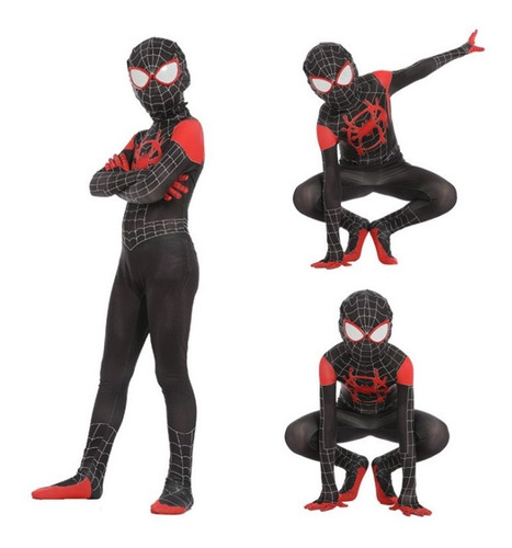 Niño Araña Disfraz De Spiderman Venom Superhéroe