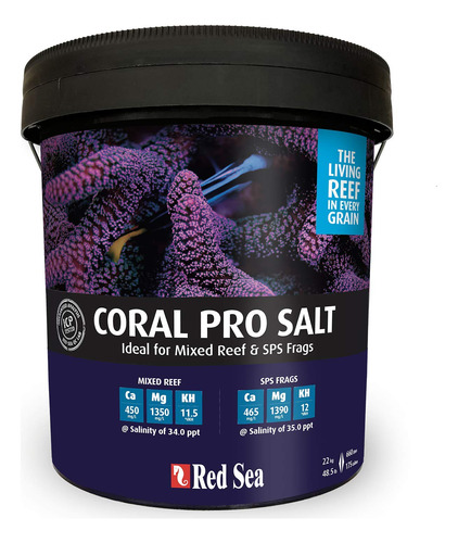 Red Sea Fish Pharm Are11230 Coral Pro Sal Marina Para Acuari
